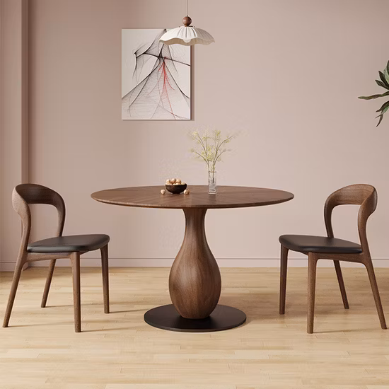 Sintered Stone Ceramic Living Room Marble Coffee Set LED Round Modern Home Furniture Dining Table