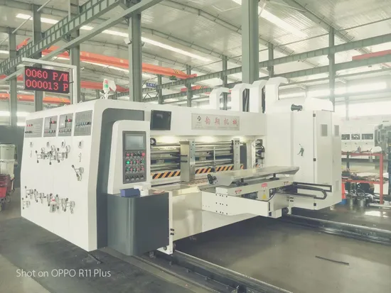 Hochgeschwindigkeits-Flexodruck-Stanz- und Stanzmaschine für Karton