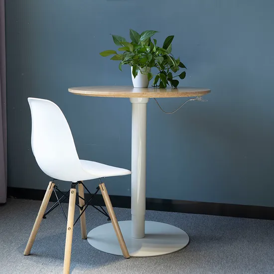 Umweltfreundlicher, moderner Büroschreibtisch mit Bambusplatte, Schoßschreibtisch